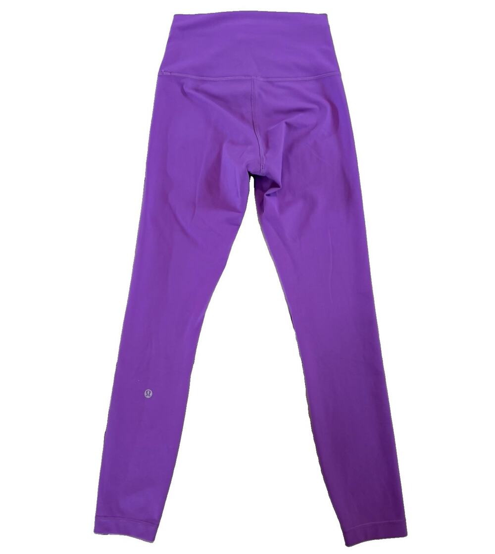 Lululemon Wunder Train High Rise Tight 25" Purple Leggings 4 Moonlit Magenta